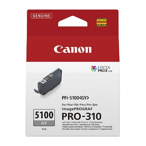 Canon INK TANK PFI-5100 GY - INK CARTRIDGE FOR PRO-310