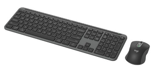 Logitech 920-012499 keyboard Mouse included Office RF Wireless + Bluetooth English Graphite