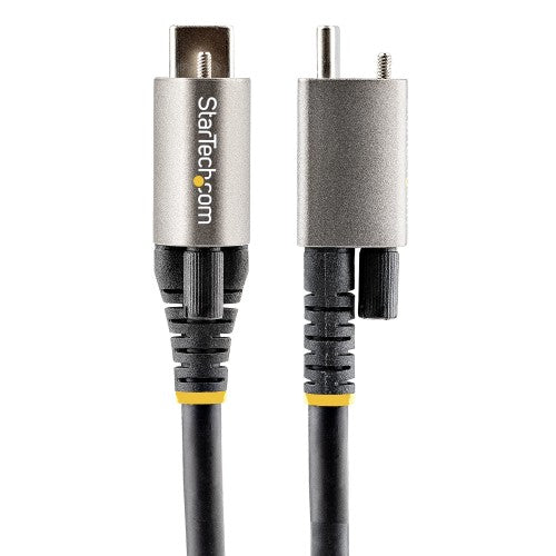 StarTech.com 3ft (1m) USB-C Cable, Top Screw Locking, USB 10Gbps, 100W (5A) Power Delivery, 8K 60Hz / 4K 144Hz DP Alt Mode, USB-IF Certified - Thunderbolt Compatible
