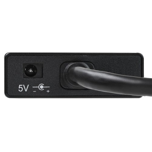 StarTech.com 3-Port Portable USB 3.0 Hub plus Gigabit Ethernet - 5Gbps - Aluminum with Built-in Cable - TAA