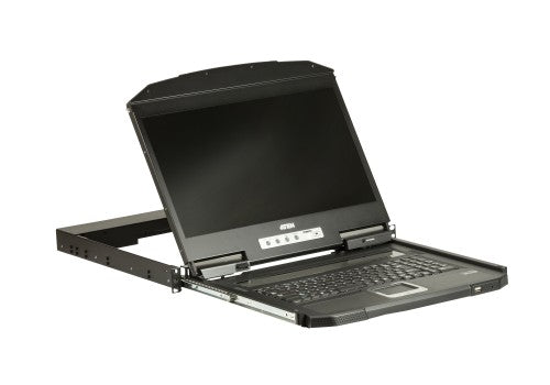 ATEN CL3100NX-ATA-AU rack console 47 cm (18.5") 1366 x 768 pixels Metal, Plastic Black 1U