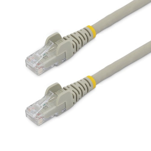 StarTech.com 50cm CAT6 Ethernet Cable - LSZH (Low Smoke Zero Halogen) - 10 Gigabit 250Mhz 100W PoE RJ45 10GbE UTP Network Patch Cord Snagless with Strain Relief - Grey, CAT 6, ETL Verified, 24AWG