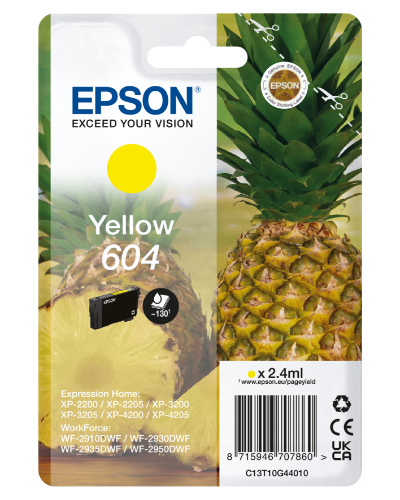 Epson 604 ink cartridge 1 pc(s) Original Standard Yield Yellow
