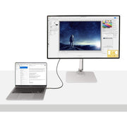 StarTech.com 3ft (1m) USB4 Cable 40Gbps, 100W (5A) Power Delivery, 8K 120Hz / 4K 240Hz DP Alt Mode, USB-IF Certified USB-C Cable - Thunderbolt Compatible