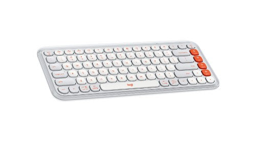 Logitech POP Icon Keys keyboard Universal Bluetooth QWERTY English White