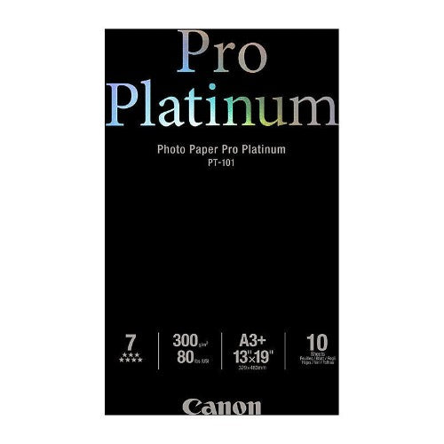 Canon PT-101 Pro Platinum Photo Paper A3 Plus - 10 Sheets