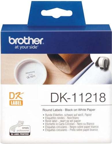 Brother DK-11218 printer label White