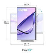 BenQ MA320U computer monitor 80 cm (31.5") 3840 x 2160 pixels 4K Ultra HD White