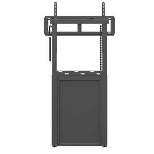 COMMBOX (CBWALU-BK)  - Height Adjustable Wall Mount. Motorised height adjustment from an app on the screen of a CommBox Interactive and/or from the built in rem