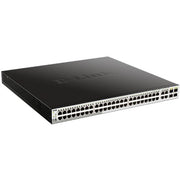 D-Link 52-Port PoE Gigabit Smart Managed Switch including 4 x 100/1000Mbps Combo Ports