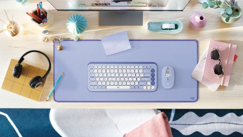 Logitech DESK MAT STUDIO SERIES - LILAC mouse
