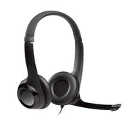 Logitech 981-000485 headphones/headset Wired Head-band Office/Call center Black