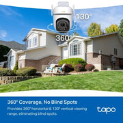 TP-Link Tapo TC43(EU) V2 Spherical IP security camera Indoor & outdoor 2880 x 1620 pixels Ceiling/Wall/Pole