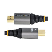 StarTech.com 3ft (1m) Premium Certified HDMI 2.0 Cable, High Speed Ultra HD 4K 60Hz HDMI Cable w/ Ethernet, HDR10, ARC, TPE Jacket, UHD HDMI Video Cord, For UHD Monitors, TVs, Displays - M/M