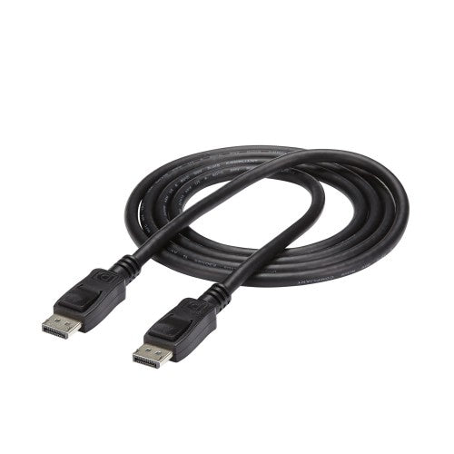 StarTech.com 6ft (1.8m) DisplayPort 1.2 Cable - 4K x 2K Ultra HD VESA Certified DisplayPort Cable - DP to DP Cable for Monitor - DP Video/Display Cord - Latching DP Connectors