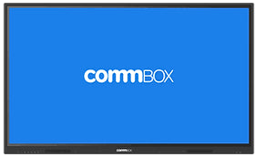 COMMBOX CBIN65 interactive whiteboard 165.1 cm (65") 3840 x 2160 pixels Touchscreen Black