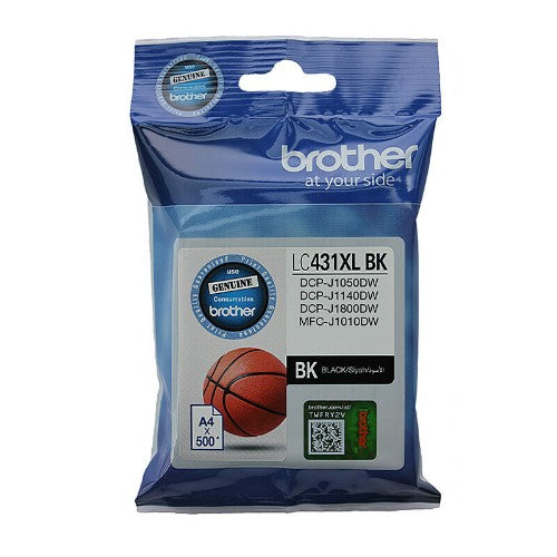 Brother LC431XLBK ink cartridge 1 pc(s) Original High (XL) Yield Black