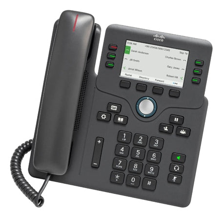 Cisco CP-6871-3PCC-K9= IP phone Black 6 lines