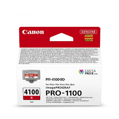 Canon PFI-4100R RED INK TANK FOR PRO-1100 80ML