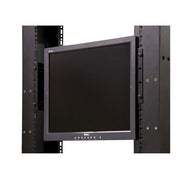 StarTech.com 4U Universal VESA LCD Monitor Mounting Bracket for 19-inch Rack or Cabinet - TAA Compliant - Cold-Pressed Steel Bracket