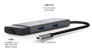 TP-Link UH5020C interface hub USB Type-C 5000 Mbit/s Grey
