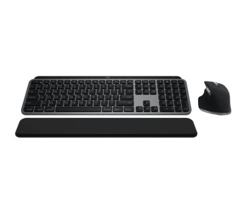 Logitech MX Keys S Combo for Mac keyboard Mouse included Home/Office RF Wireless + Bluetooth QWERTY US English Grey