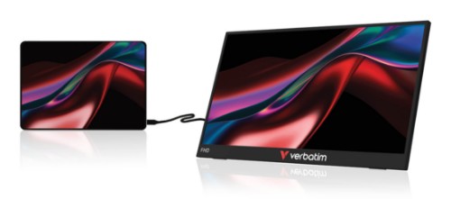 Verbatim 32406 portable TV/monitor Portable monitor Black 39.6 cm (15.6") LCD 1920 x 1080 pixels