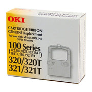 OKI 100/320 SERIES RIBBON BLACK