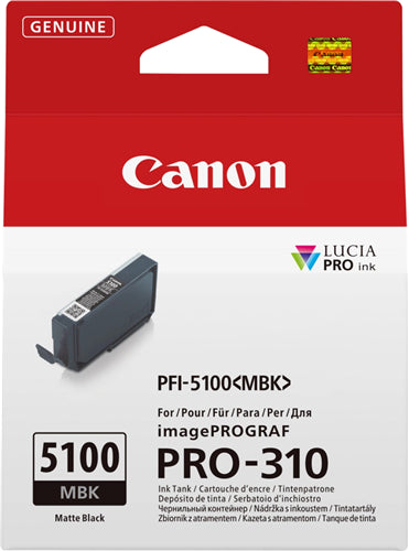 Canon INK TANK PFI-5100 MBK - INK CARTRIDGE FOR PRO-310