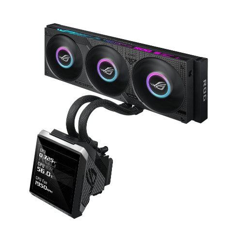 ASUS ROG Strix SLC IV 360 ARGB LCD Processor All-in-one liquid cooler 12 cm Black 1 pc(s)