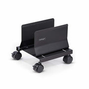StarTech.com Computer Tower Cart, Rolling Mobile CPU Caddy on Wheels/Casters, Max Load 46.3lb/21kg, Adjustable PC Case Mount, Desktop Floor Stand, Steel Dolly, TAA