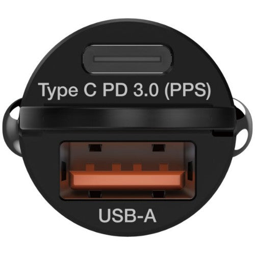Verbatim Mini Car Charger Universal Black Cigar lighter Fast charging Auto