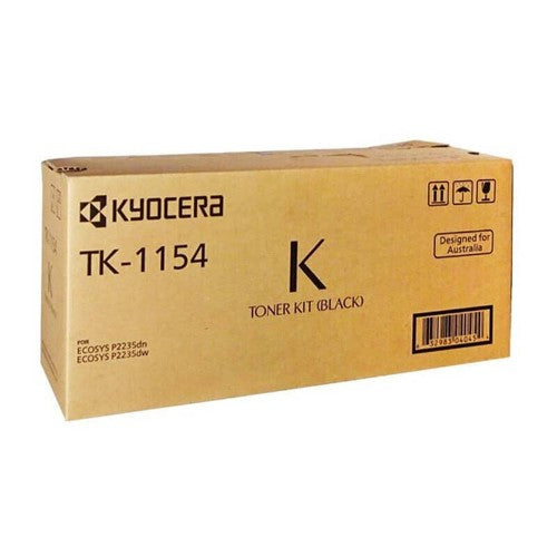 KYOCERA TK-1154 BLACK TONER 3K PAGES FOR P2235DN/P2235DW
