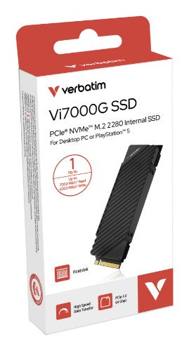 Verbatim Vi7000G PCIe NVMe M.2 SSD 1TB The Ultimate Gaming Solution