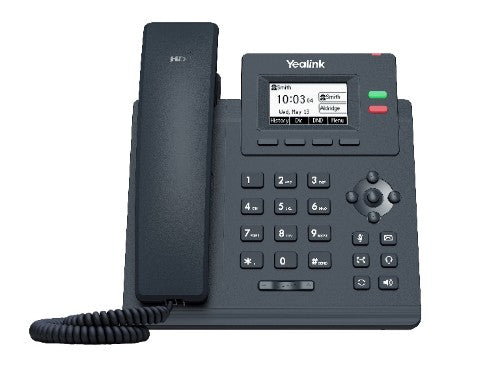 Yealink BONUS BLACK COMSOL QI CHARGER W/YEALINK (SIP-T31P) 2 LINE IP PHONE WITH HANDSET