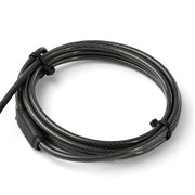 StarTech.com 6.6ft (2m) 3-in-1 Universal Laptop Cable Lock - Keyed Laptop/Desktop Security Cable Lock Compatible w/ K-Slot, Nano & Wedge Slot Computer - Anti-Theft Steel Cable Lock with Keys - TAA