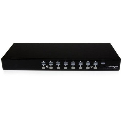 StarTech.com 16 Port 1U Rackmount USB KVM Switch Kit with OSD and Cables - TAA