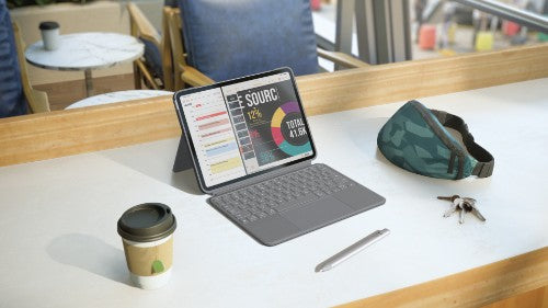Logitech Combo Touch English Smart Connector Grey