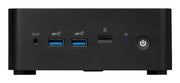 MSI CUBI NUC AI 1UMG-010BAU PC/workstation barebone Black 155H Intel SoC