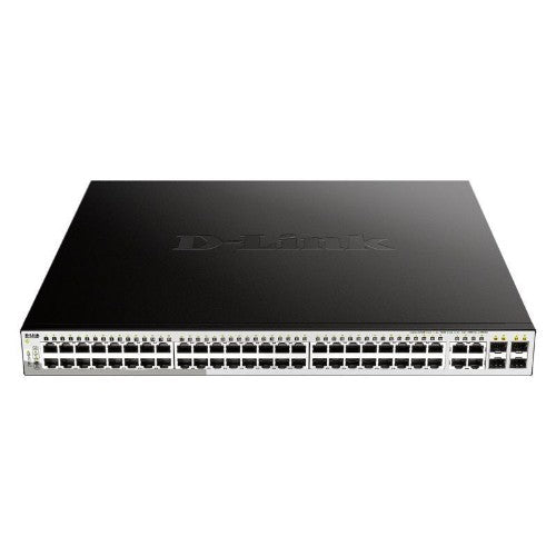 D-Link 52-Port PoE Gigabit Smart Managed Switch including 4 x 100/1000Mbps Combo Ports