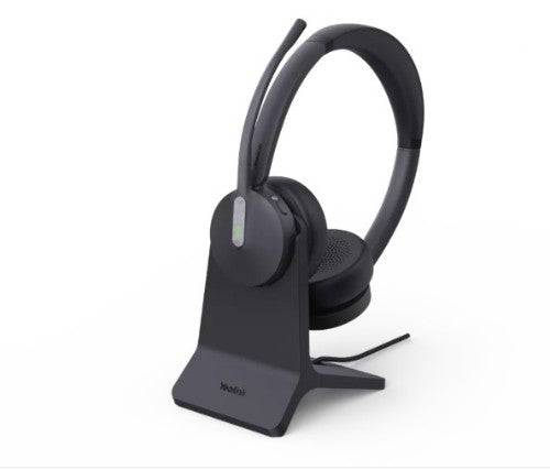 Yealink BONUS BLACK COMSOL QI CHARGER W/YEALINK (BH70) MS DUAL BT HEADSET,CHARGESTAND,C-A ADAPTER