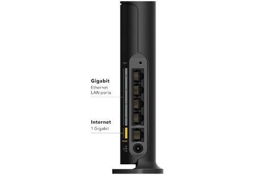 NETGEAR AX1800 wireless router Gigabit Ethernet Dual-band (2.4 GHz / 5 GHz) Black