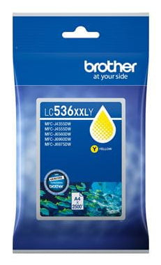 Brother LC536XXLY ink cartridge 1 pc(s) Original Extra (Super) High Yield Yellow