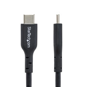 StarTech.com 10ft (3m) USB-C Charging Cable, Charge & Sync, 60W (3A) PD, USB 2.0 Laptop Charger Cable, TPE Jacket - Black USB C Charging Cord
