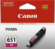 CANON CLI651M INKJET CARTRIDGE MAGENTA