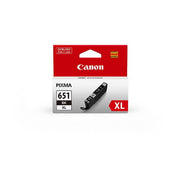 CANON CLI651XLBK INKJET CARTRIDGE HIGH YIELD BLACK
