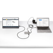 StarTech.com 4-Port USB-C Hub with USB-C DP Alt Mode Video Output 4K 60Hz - 3x USB-A, 1x USB Type-C, 100W Power Delivery Pass-Through, USB 3.2 10Gbps, 1ft/30cm Cable, Portable USB Hub
