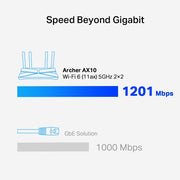 TP-Link Archer AX1500 Dual-Band Wi-Fi 6 Router, Black