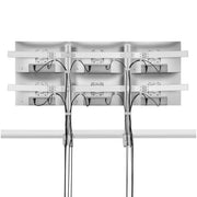 StarTech.com Six-Monitor Desk Mount with Crossbar, Up To 32-inch Computer Screens, Max 17.6lb (8kg) each, Dual Column, C-clamp/Grommet, Height Adjustable