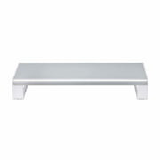 StarTech.com Ergonomic Monitor Riser Stand, Up to 33lb/15kg, Fixed height 3.5in/9cm, Desktop Computer Monitor/Laptop Riser, Steel Platform, Quick Assembly, Optimize Desk Space - TAA